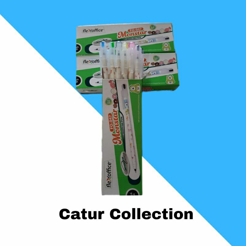 

Pulpen Flexoffice Monstar FO-047 0.6mm (12 pcs)