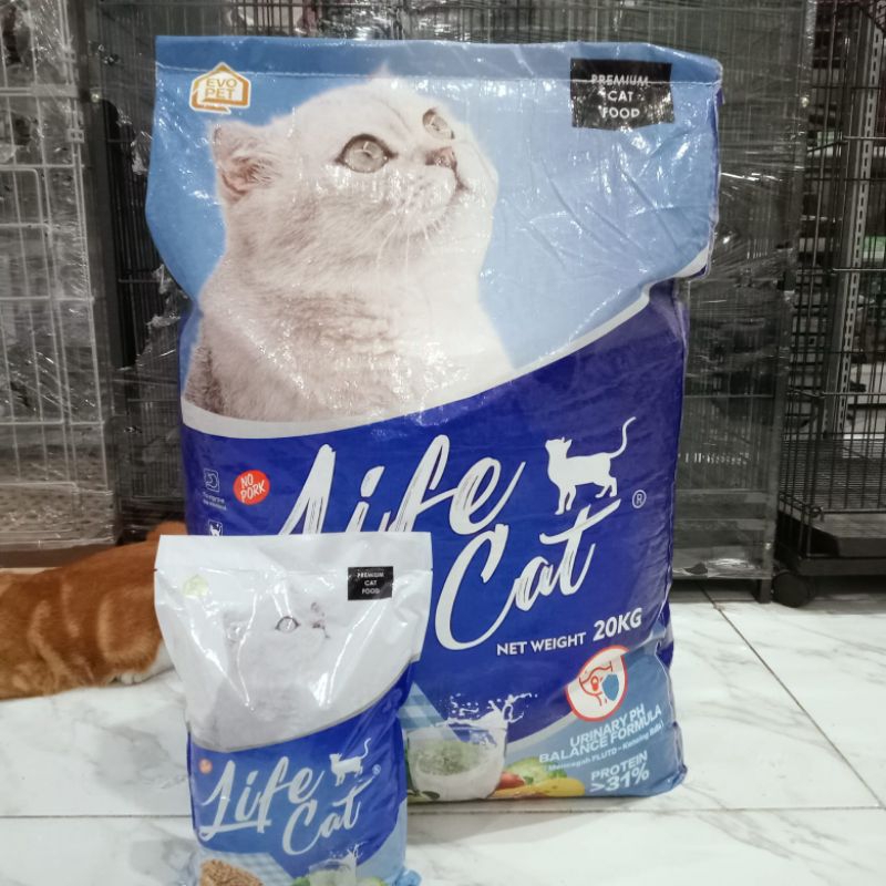 Makanan Kucing Segala Usia Life Cat 20kg (Ekspedisi) makanan kucing all stage lofe cat dryfood