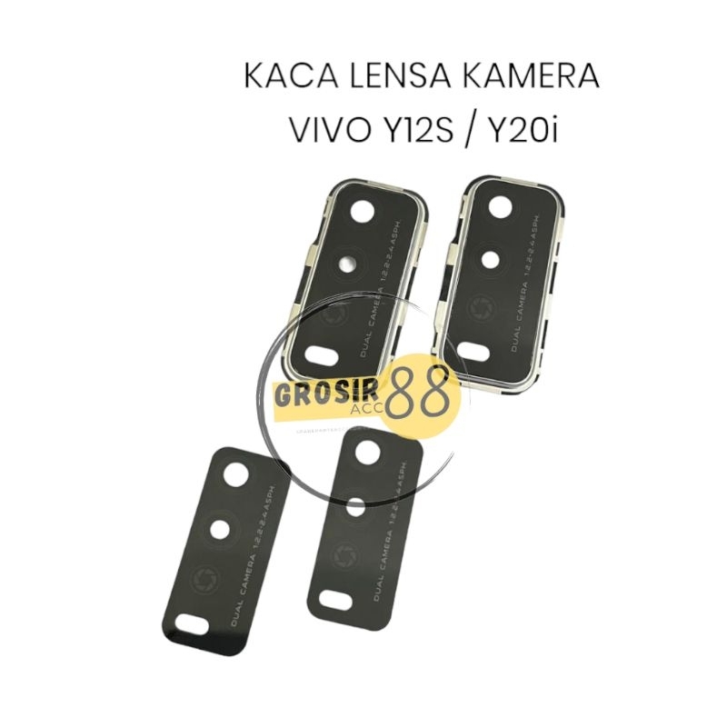 KACA LENSA KAMERA BELAKANG VIVO Y12S - Y20I ORIGINAL