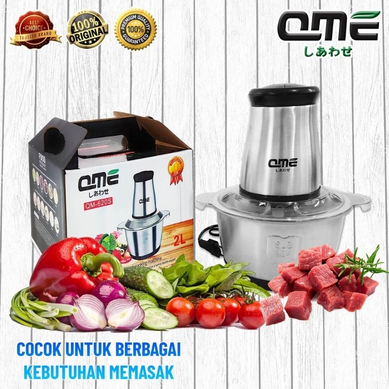 Chopper Stainless QME 2 Liter Multifungsi