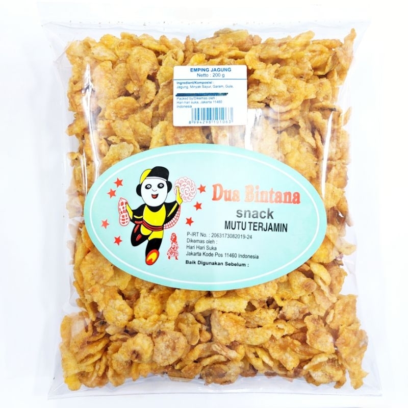 

Emping Jagung Pedas Manis 190 gram