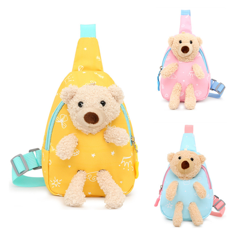 NAOMI - Tas Import Premium Seina Bear - Tas ransel Cross bag boneka anak cowok cewek - Tas Naomi - Tas Anak Import - Tas lucu cute berkualitas