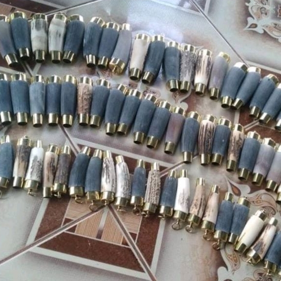 handle hulu gagang pisau herder cap garpu 5 inci tanduk dengan selut