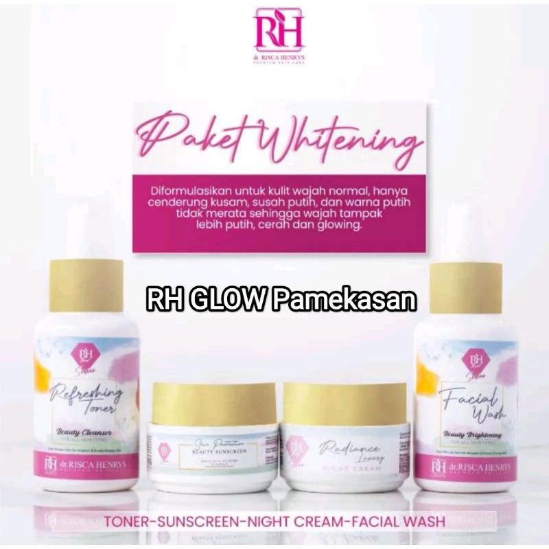 RH GLOW SKINCARE PAKET WHITENING