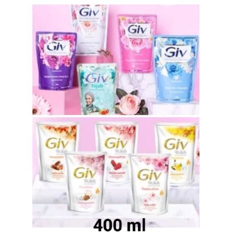 (400 ml) Giv body wash pouch