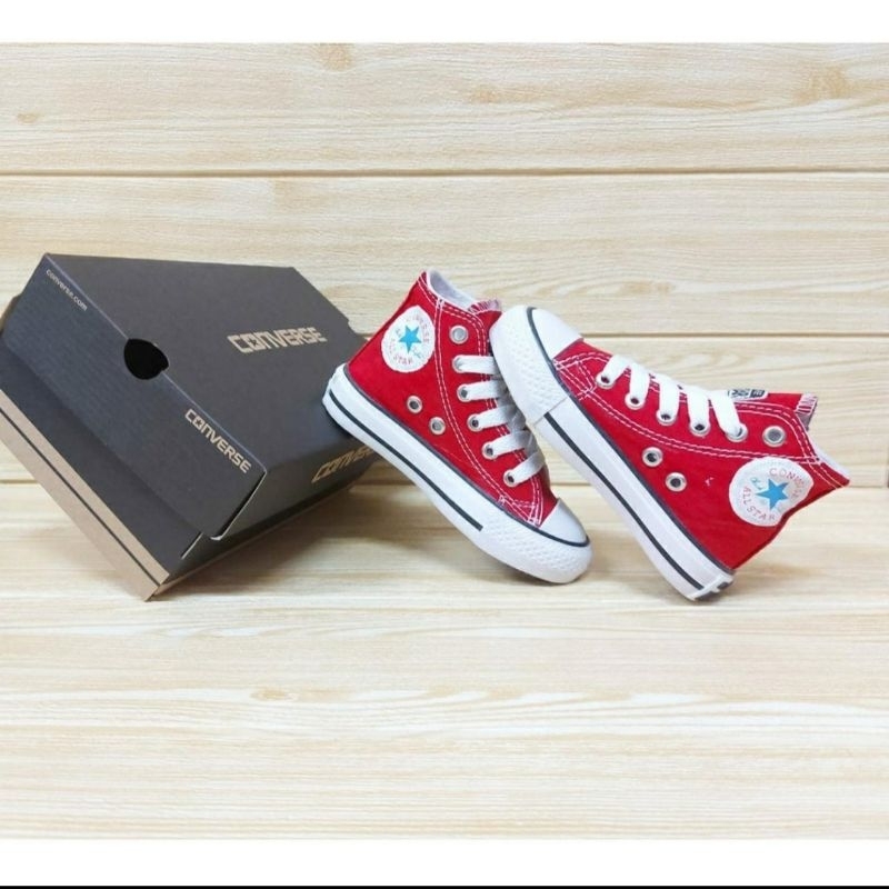 Sepatu Converse Anak Model Tinggi / Sepatu Allstar Anak / Sepatu Sekolah Anak / Sepatu Casual Anak / Sepatu Anak Converse / Premium Bisa Cod