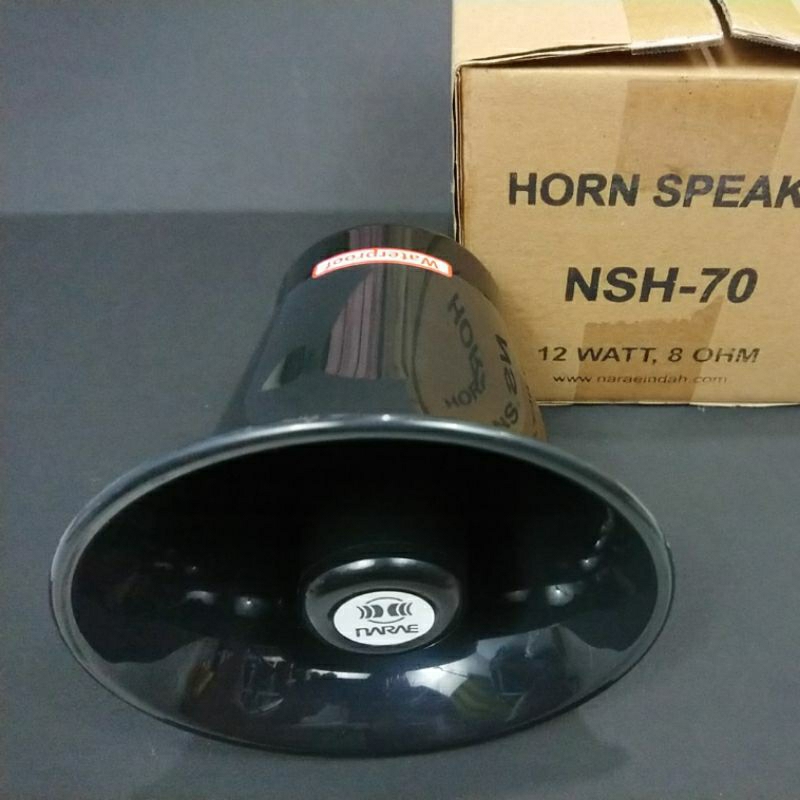 Horn Speaker NSH 70 12 Watt 8 Ohm Speaker Corong Mini Speaker Jualan Speaker Es Krim Keliling