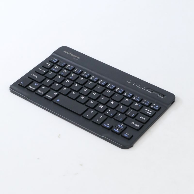 Taffware Wireless Bluetooth Keyboard Rechargeable - KM78D - Black