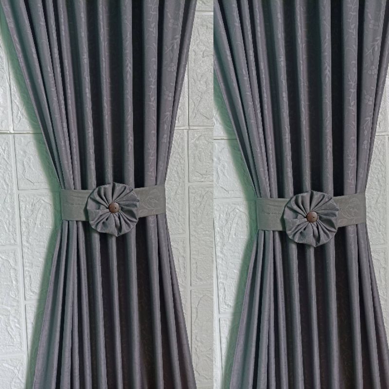 Gorden Jendela Minimalis Ikat Pita Tengah Kupu-kupu Modern terbaru untuk kaca kecil