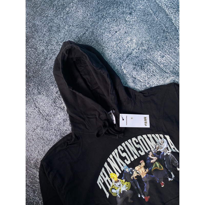 Hoodie Jujutsu Kaisen x Thanksinsomnia Official Gruska Villains Black