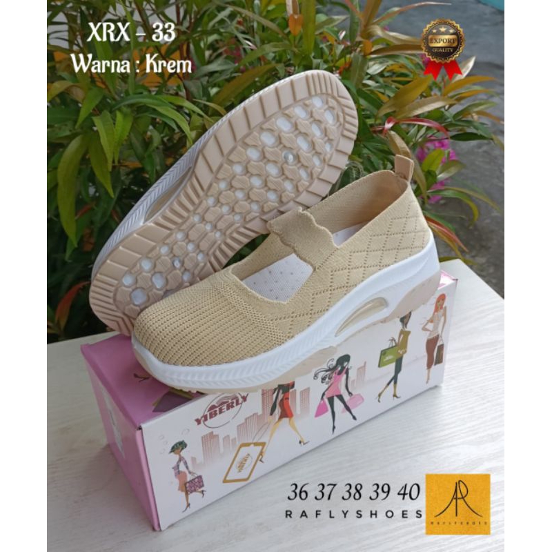 NEW ARRIVAL|SEPATU RAJUT YIBERLY XRX-33  BY RAFLY SHOES