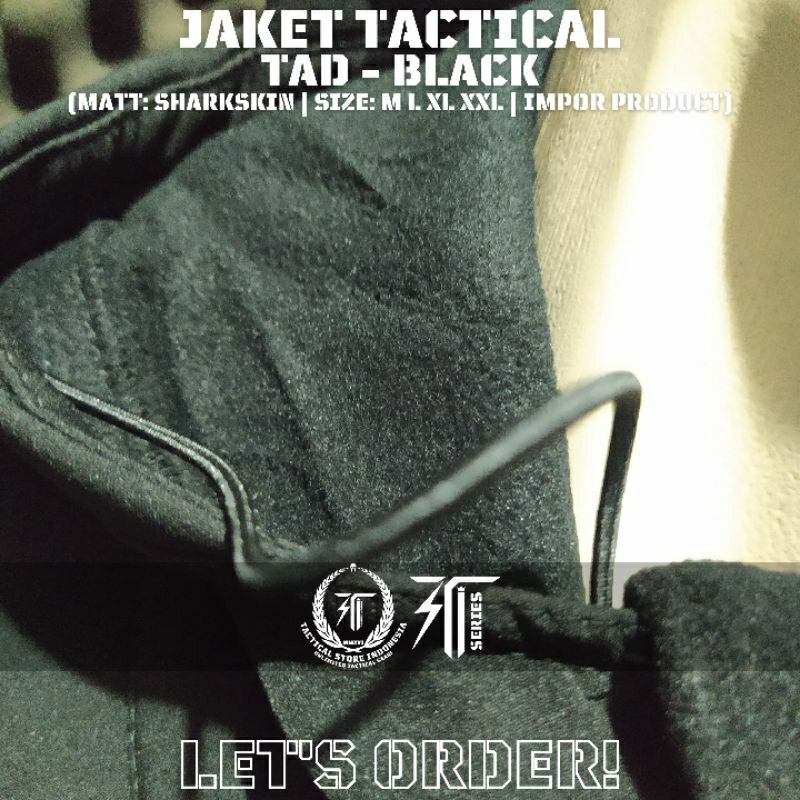 JACKET TAD TACTICAL IMPOR - HITAM / BLACK