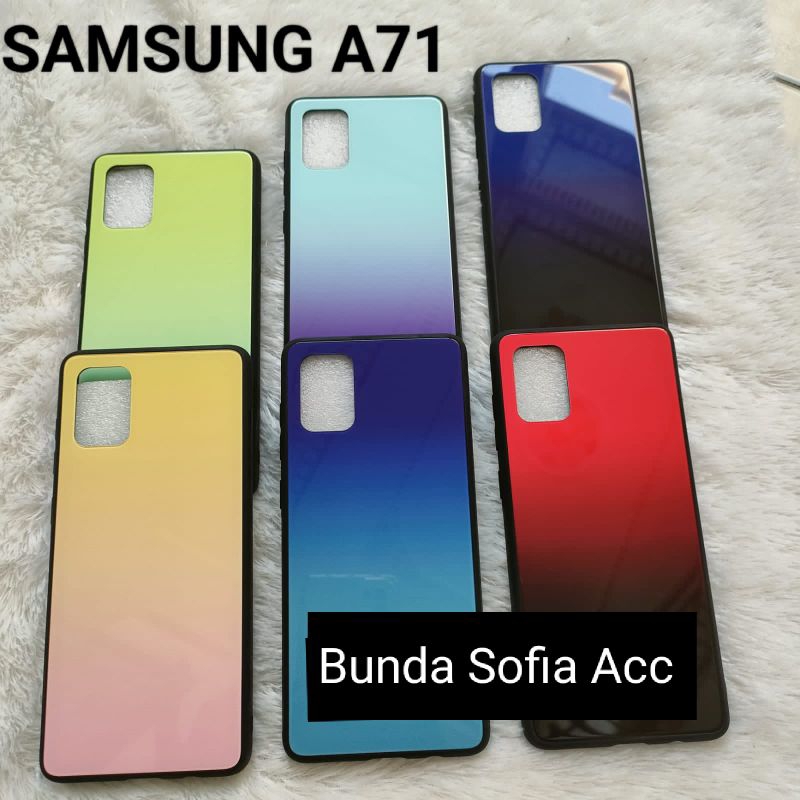 Softcase metalik bahan bagus softcase glossy for Samsung A71