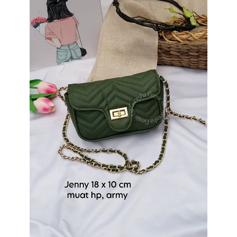 Jenny Slingbag Tas Selempang Ala Korea - Ganesha Grosir Tas