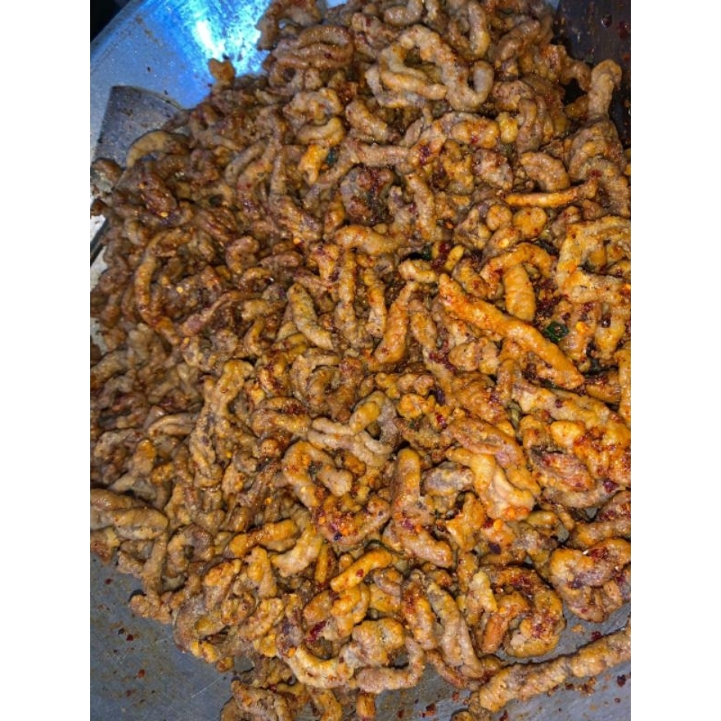 

usus krispy pedas 1kg usus kering gurih renyah