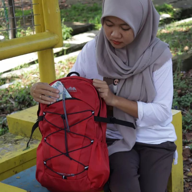 Leafhopper - Tas Ransel Sekolah Slot Laptop 20L serie Firefly