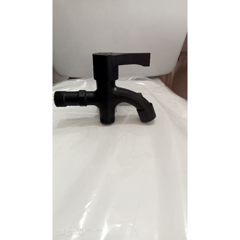 KRAN SHOWER MANDI KRAN CABANG AIR KAMAR MANDI HITAM DOP