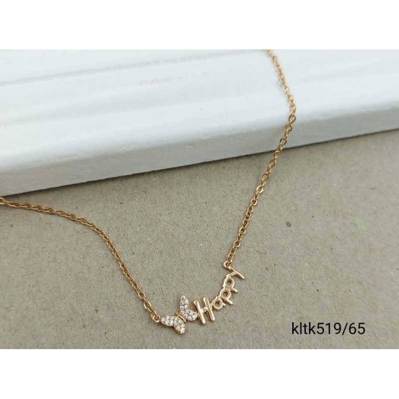 Kalung + Liontin xuping asli mata zircon