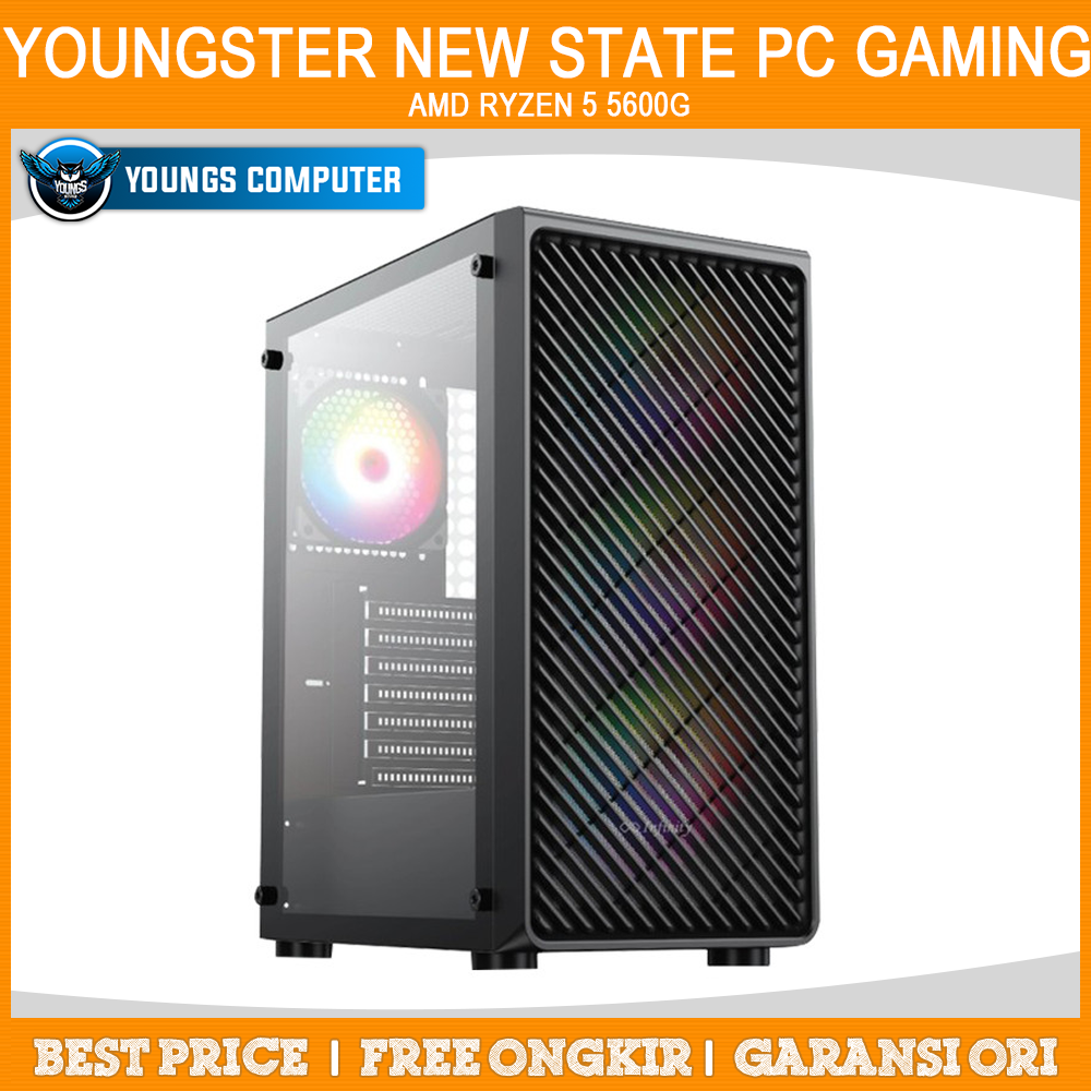 YOUNGSTER NEW STATE | PC Gaming AMD Ryzen 5600G - RAM 16GB