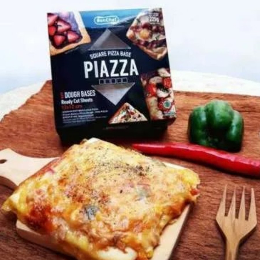 

Ssl09 BONCHEF SQUARE PIZZA BASE UK 12X12CM ISI 5 LEMBAR 225GR, INSTANT KURIR