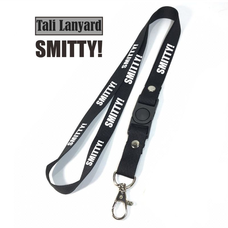 

lanyard SMITTY! tali lanyard DISTRO gantungan kunci name tag id card kartu nama / tali lanyard gantungan leher fullprint