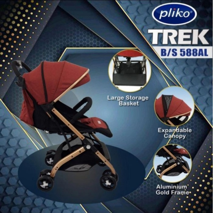 Stroller Pliko Trek 588 / Kereta Dorong Bayi