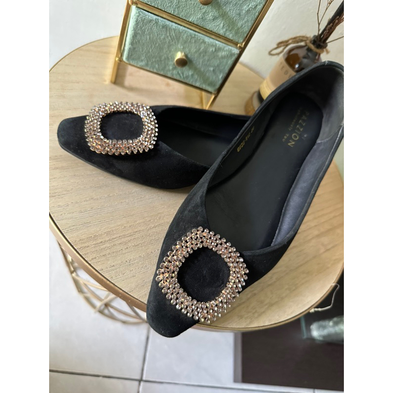 Pazzion Flat warna Black 38