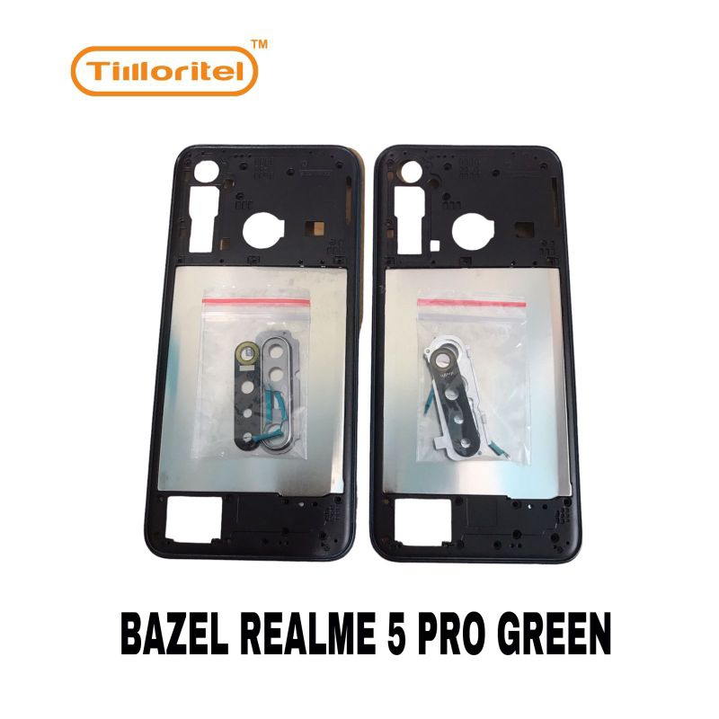 BAZEL+KACA kAMERA REALME 5 PRO GREEN