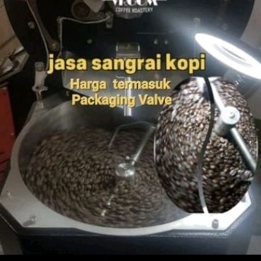

Jasa Sangrai Kopi Roasting Kopi 1 Kg termasuk packaging valve