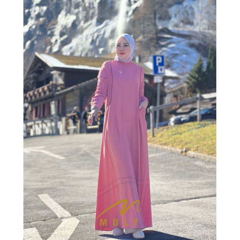 MDLY BAJU GAMIS WANITA HILDA DRESS BY MDLY/ GAMIS ORIGINAL MDLY