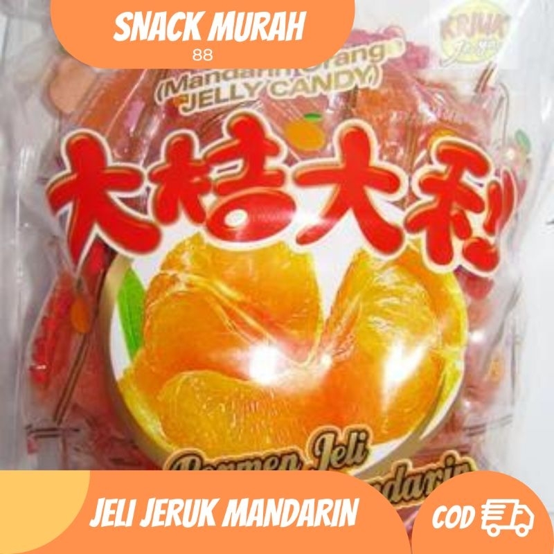 

JELLY JERUK RASA MANDARIN / ORANGE JELLY IMPORT / JELLY JERUK KILOAN GROSIR 250 GRAM