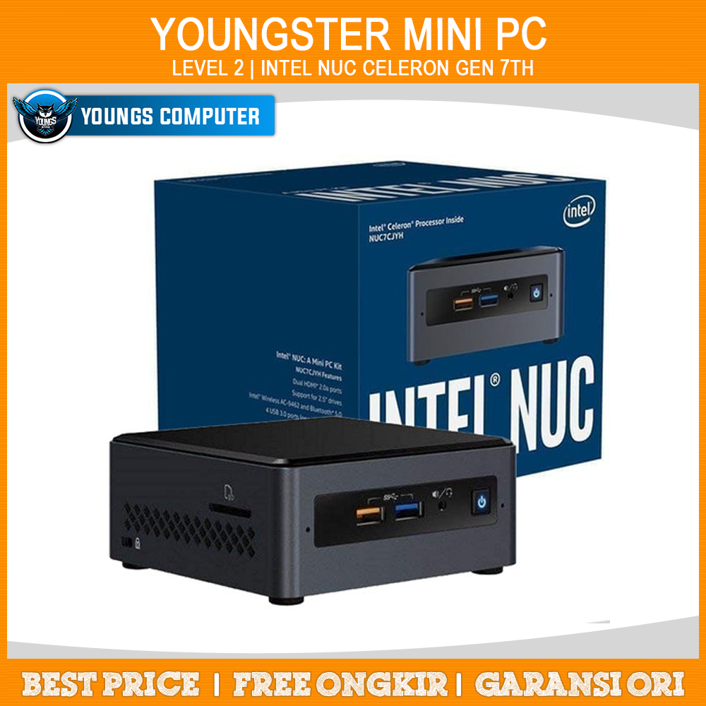 YOUNGSTER MINI PC LEVEL 2 | INTEL NUC Celeron Gen 7th | HOME &amp; OFFICE