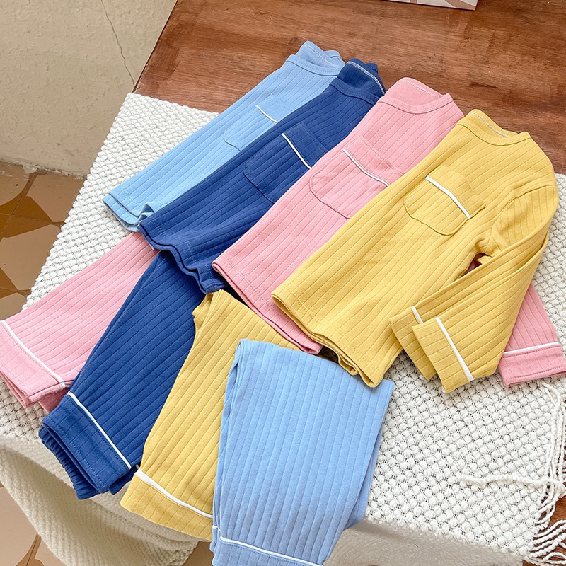 Setelan Lengan Panjang Premium Anak Laki Laki Perempuan Import / Setelan Piyama Anak Import / Baju Tidur Anak