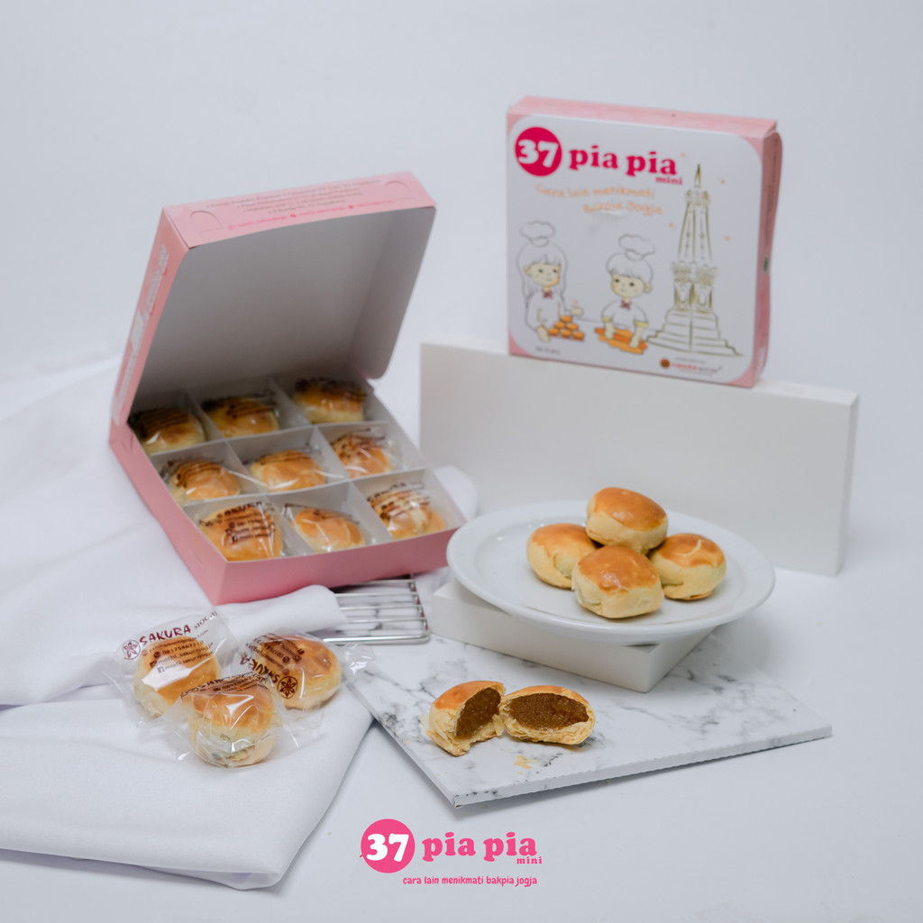 Pia pia 37 mini isi 9pcs | pia pia mini 37 | makanan enak yogyakarta