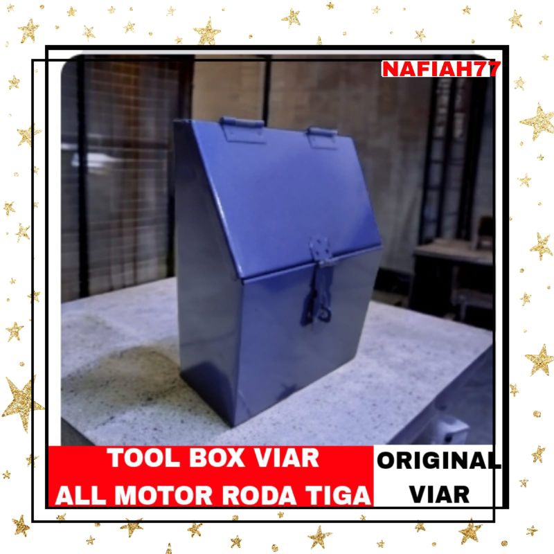 (ORIGINAL VIAR) TOOL BOX VIAR 100CC VIAR 150CC VIAR 200CC VIAR 300CC ALL MOTOR RODA TIGA SPARE PARTS MOTOR RODA TIGA