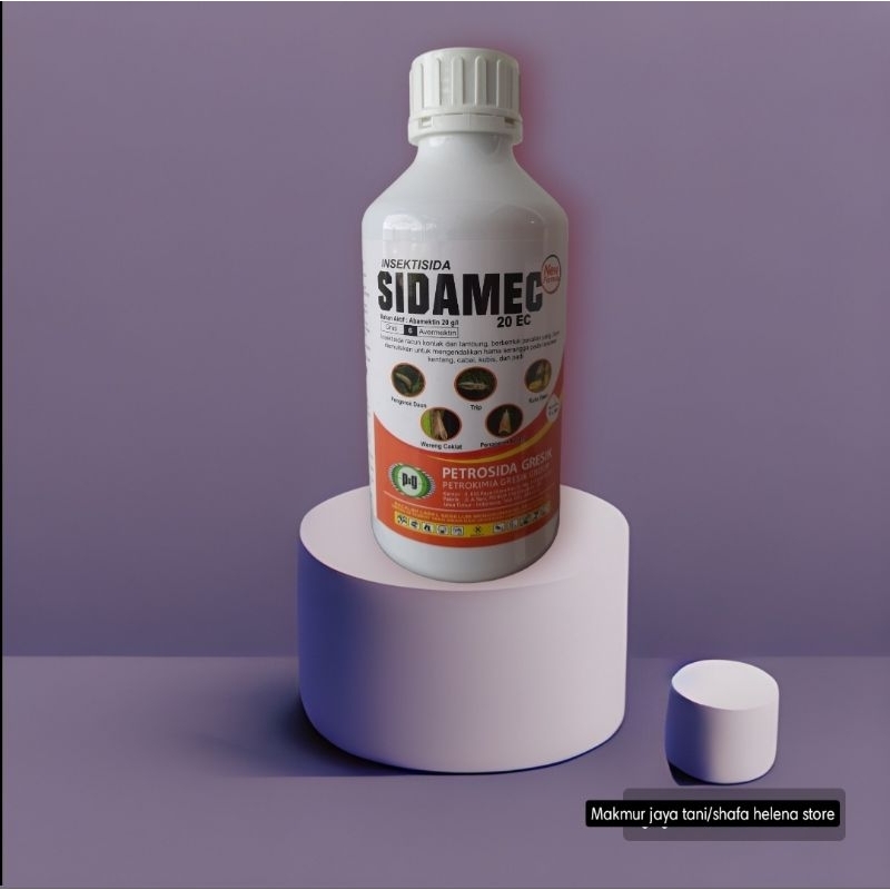 SIDAMEC 20 EC ABAMEKTIN MURNI KEMASAN 1 LITER( BONUS KAOS PETANI)