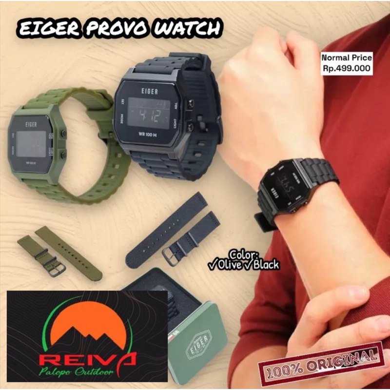 EIGER1989 PROVO WATCH JAM TANGAN