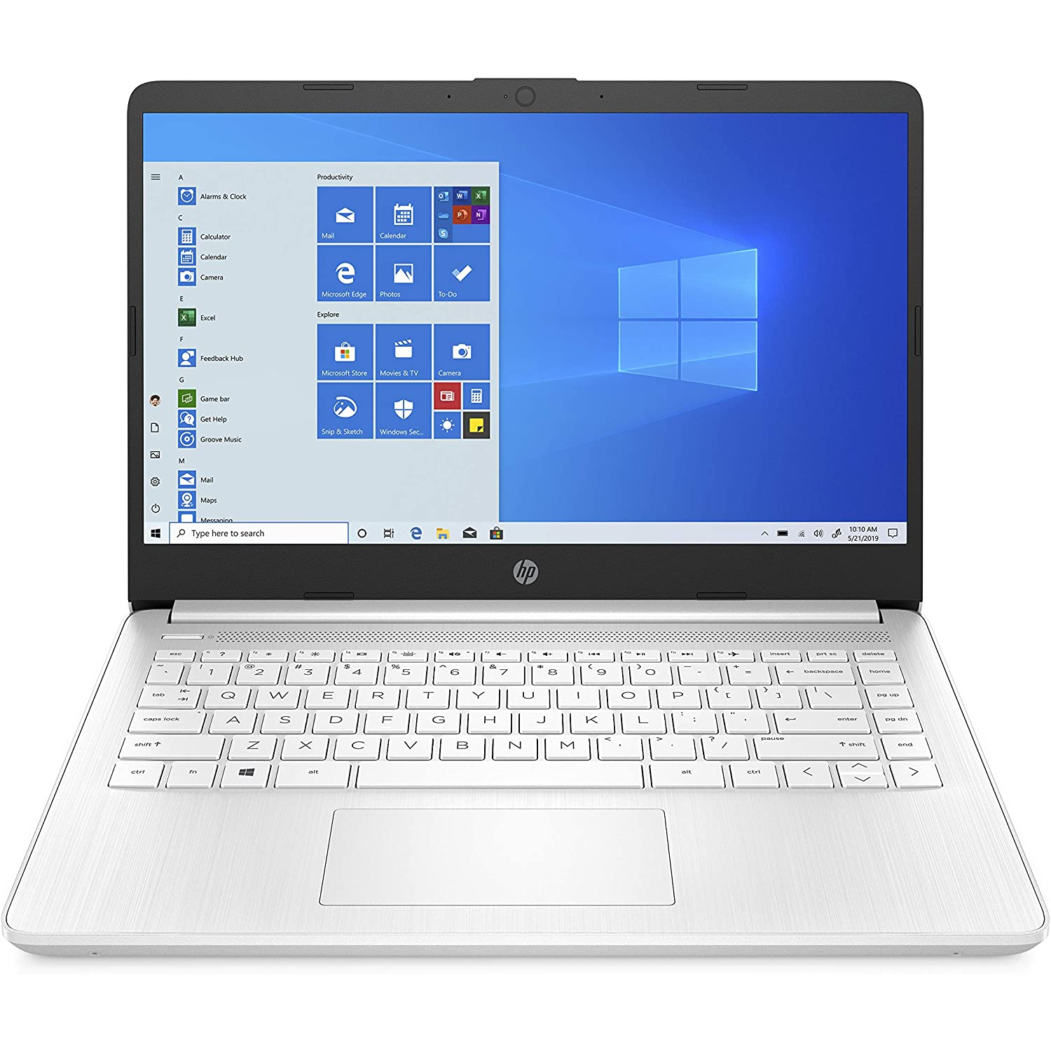 HP 14S DQ3109TU INTEL N4500 8GB 256GB 14 HD BACKLIT WIN11HOME + OHS RESMI SILVER