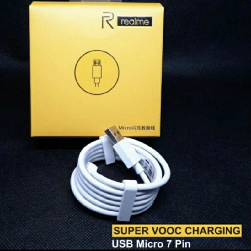 Kabel data kabel charger Realme micro USB Original Flash charge