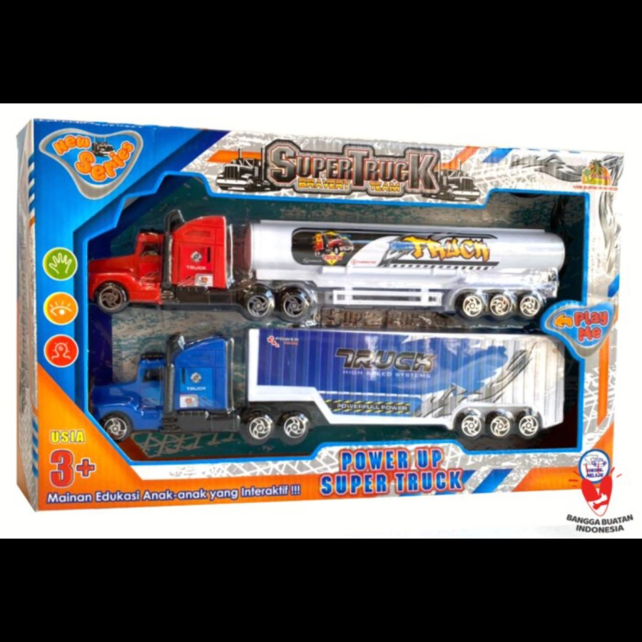 Mainan anak edukasi mobil truk besar super truck ISI 2 PCS