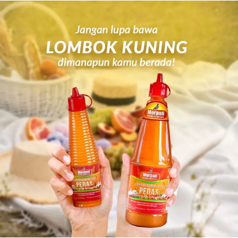 

Sambal Kuning Makassar 140 ML, Lombok Kuning Pedas Asli khas Makassar, sedap dan mantap, oleh oleh makassar
