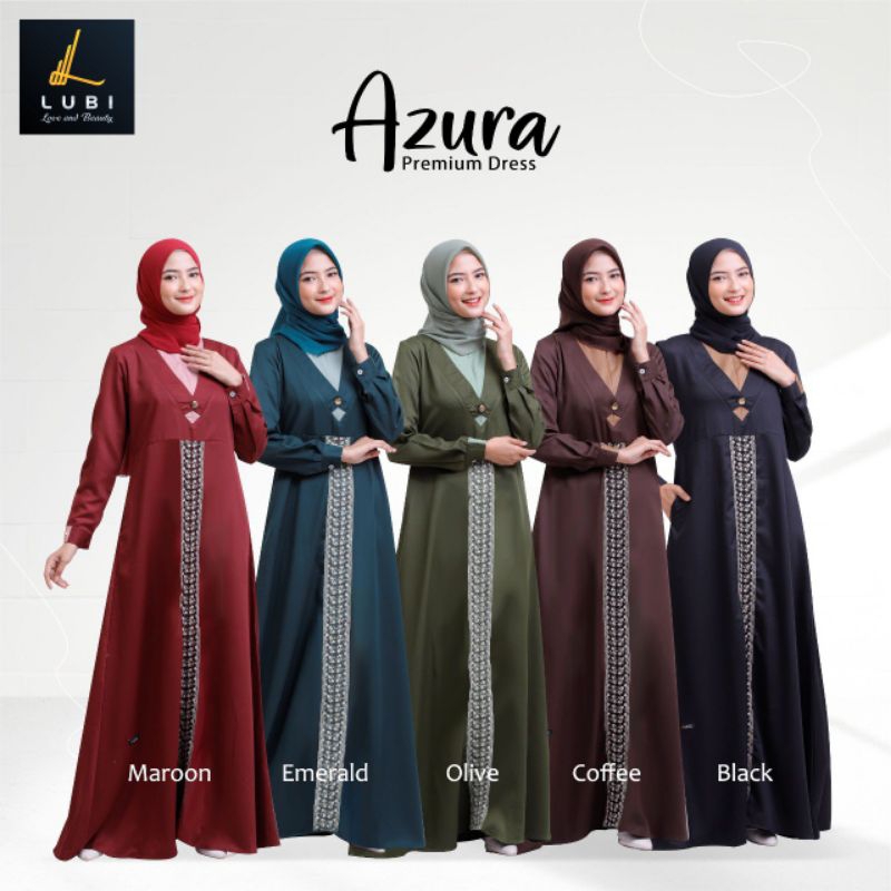 GAMIS AZURA BY LUBI PROMO SALEE