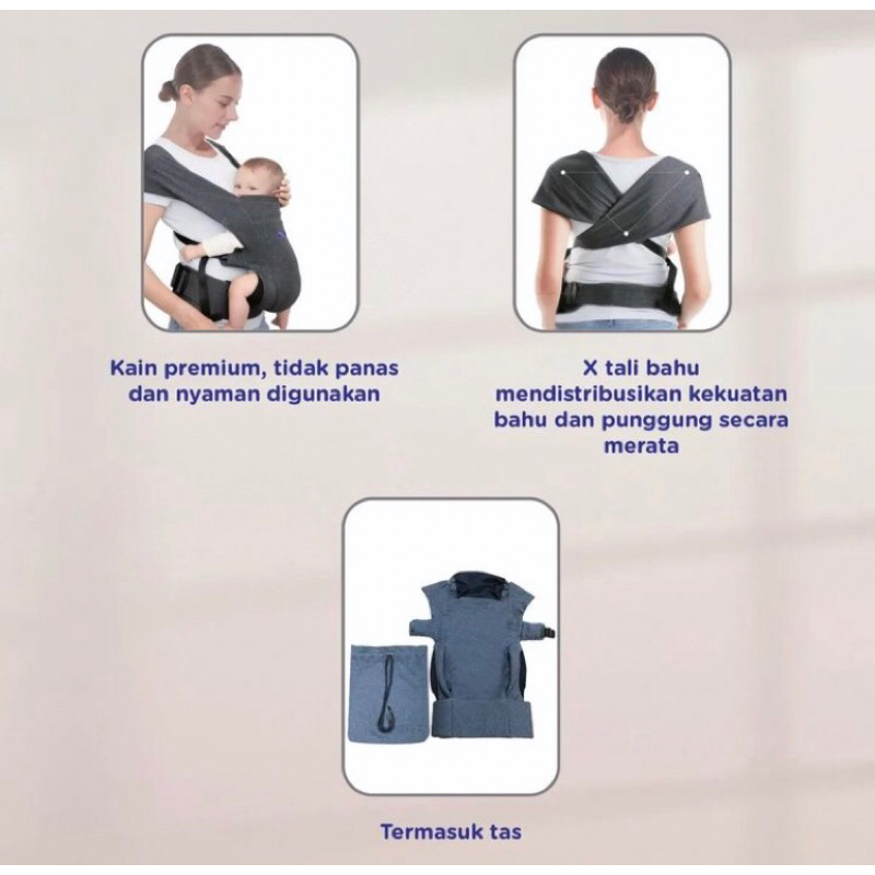 Baby Safe M-Shaped Carrier Gendongan M shape BC010