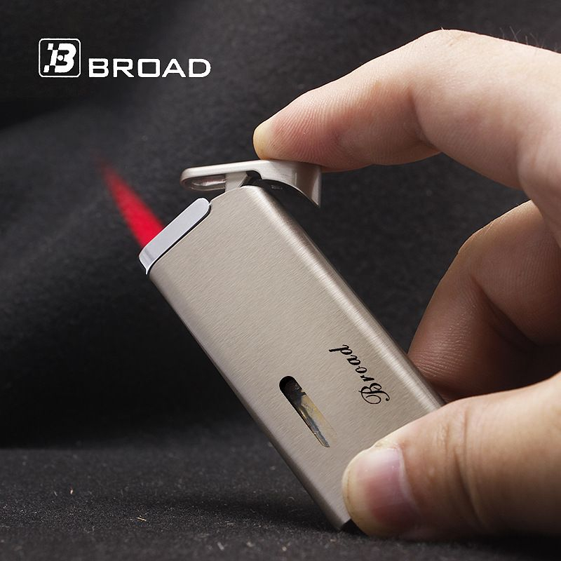 Mancis Korek Api Bara Las BROAD BD264 Jet Torch Gas Lighter Gift Murah