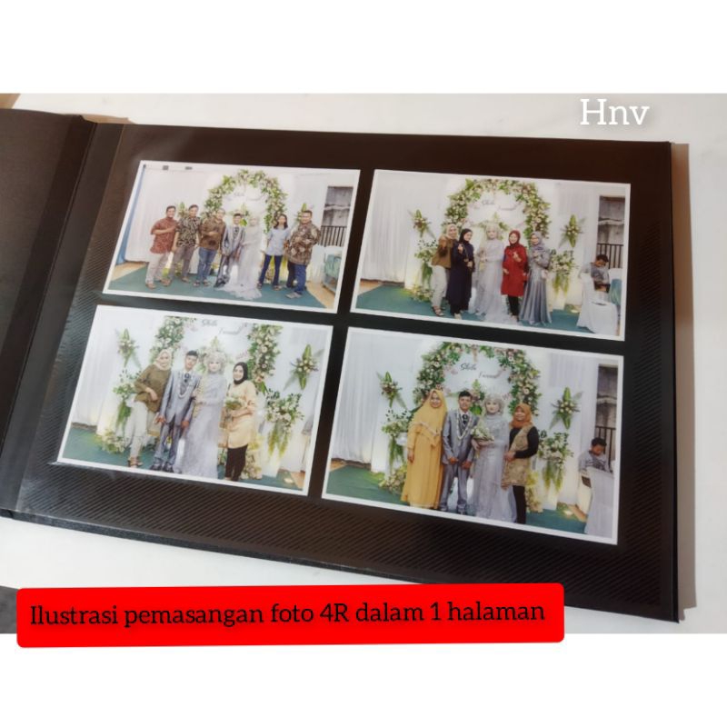 DLBT ALBUM FOTO MAGNETIC LANDSCAPE BESAR BLACK PHOTOGRAPH