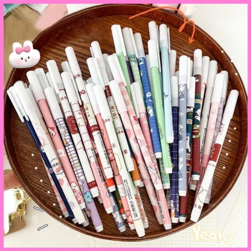 

pulpen ajaib viral bisa dihapus motif lucu tinta hitam harga eceran terjangkau