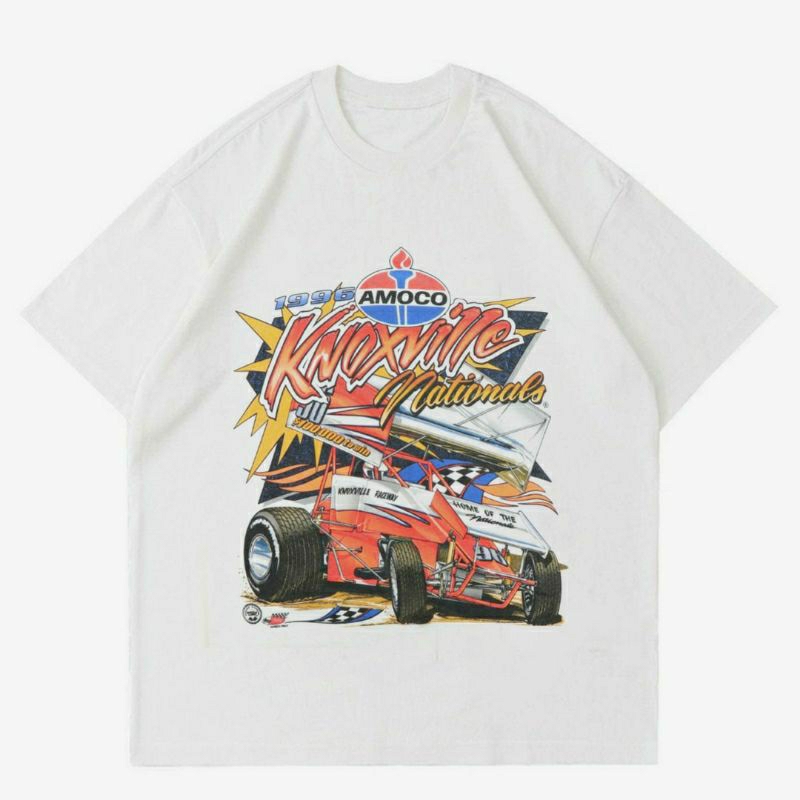 BAJU NASCAR "AMOCO" | T-SHIRT MOBIL BALAP VINTAGE | KAOS BAJU PRIA | BAJU NASCAR MOBIL CLASSIC | KAO