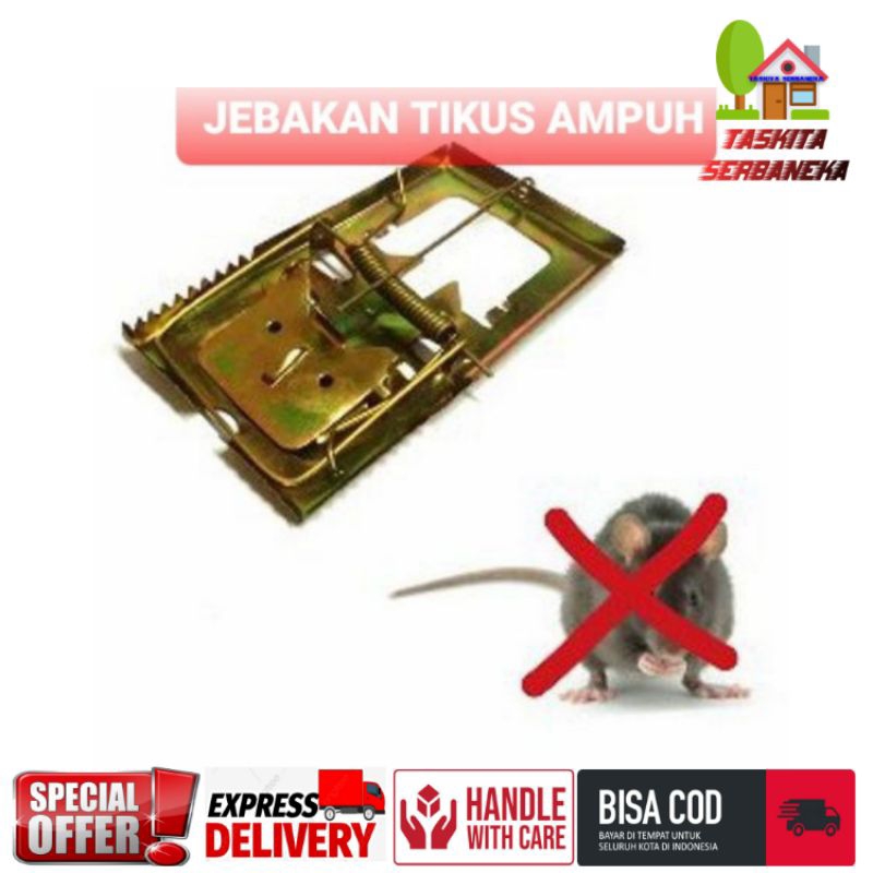 JEPRETAN TIKUS - Perangkap tikus - Jebakan tikus ampuh bahan plat besi