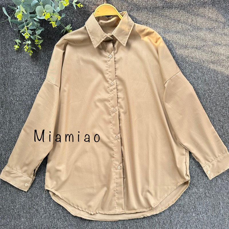 Kemeja Wanita Oversized / Kemeja Katun