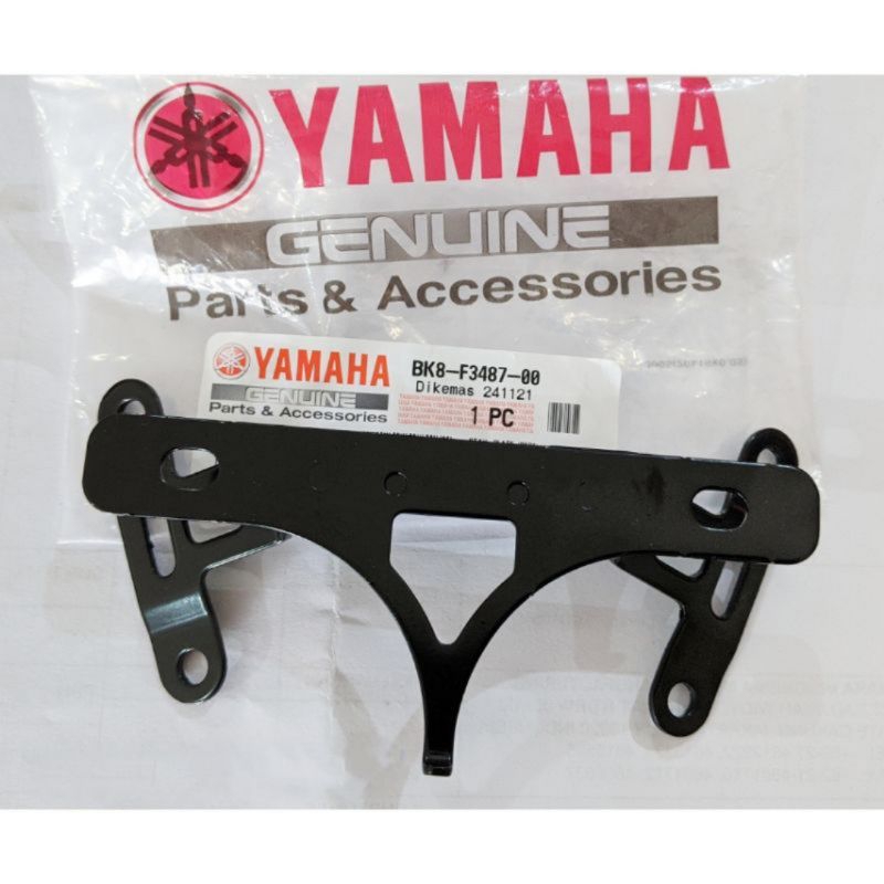 STAY, PLATE/BRACKET DUDUKAN PLAT NOMOR DEPAN NEW VIXION R 155 ORIGINAL YAMAHA